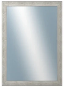 DANTIK - Zrkadlo v rámu, rozmer s rámom 50x70 cm z lišty ANDRÉ veľká strieborná (3157)