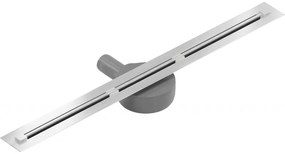 Mexen Flat Super Slim, super tenký odtokový žľab s 360° rotačným sifónom 70 cm, nerez, 1051070