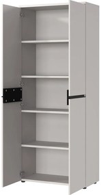 Krémová šatníková skriňa 81x197 cm Bedano – Germania