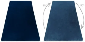 Protišmykový koberec POSH Shaggy navy granát plyš
