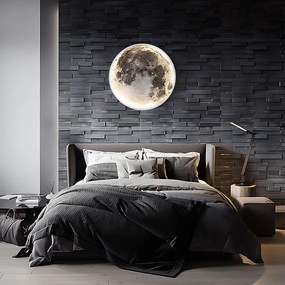 Toolight Moon, LED nástenné svietidlo 50cm, 35W, 4000K, APP1806-CW, OSW-04352