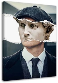 Gario Obraz na plátne Peaky Blinders, koláž Tommy a socha - Norrobey Rozmery: 40 x 60 cm