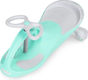 ECOTOYS gravitačné odrážadlo pre deti 3+ LED kolesá zelené