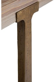 Jedálenský stôl v prírodnej farbe 180x90 cm Ankara – Mauro Ferretti