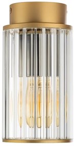 Argon 8774 - Vonkajšie stropné svietidlo NORFOLK 1xE27/15W/230V IP44 zlatá