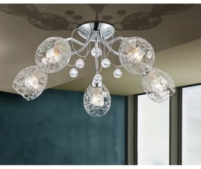 Globo 56689-5 - Prisadený luster KORDULA 5xE14/40W/230V