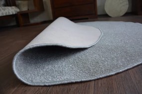Koberec ETON strieborný kruh