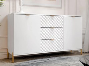 Komoda Fetroso 2D3SZ, Farby: biela