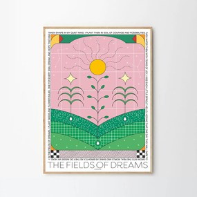 The Poster Club Plagát The Fields of Dreams by Signe Bagger 50x70 cm