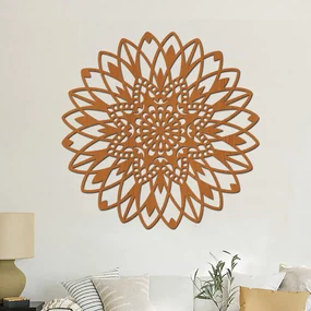 drevo zivota Drevená mandala na stenu ZDRAVIE Farebný vzor: Wenge, Priemer: 60