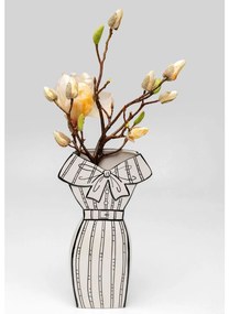 Dress váza bielo-čierna 31 cm