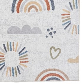 Krémovobiely detský koberec 120x170 cm Vida Kids Rainbow – Think Rugs