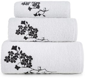 BAVLNENÝ UTERÁK SADA 30X50 CM, 50X90 CM, 70X140 CM BIELA