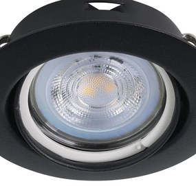 Eglo 901755 - SADA 3x LED Podhľadové svietidlo FAVAZZINA 1xGU10/4W/230V čierna