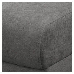 Tmavosivá rohová pohovka (ľavý roh) Beata - Ropez