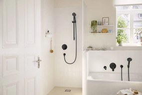 Hansgrohe Rebris S, sprchová batéria pod omietku pre iBox universal, čierna matná, HAN-72667670