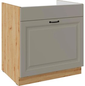 Kuchynská skrinka Stilo claygrey/artisan 80ZL 1S BB