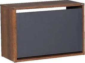 Botník (skrinka na topánky) Tosina 1 (orech oslo + antracit). Akcia -13%. Vlastná spoľahlivá doprava až k Vám domov. 1094529