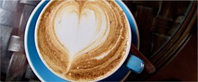 Obraz - Latte Art (120x50 cm)