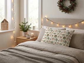 Bavlnená obliečka na vankúš MERRY GIFTS 50x70 cm, farebný