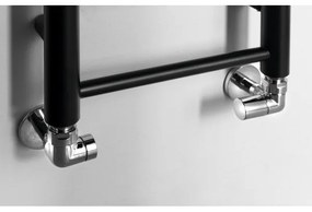 Sapho - Kúpeľňový radiátor DINA 335W 30x174 cm matná čierna