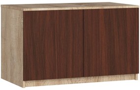 Nadstavba na skriňu Sashka  (dub sonoma + wenge). Akcia -19%. Vlastná spoľahlivá doprava až k Vám domov. 1069950