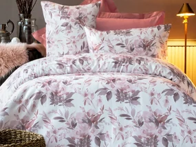 SATÉNOVÉ POSTEĽNÉ OBLIEČKY LUXURY NINNA 200X220 CM, 2KS 70X80 CM VZOROVANÉ