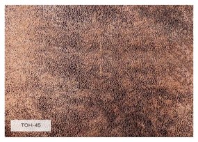 Hnedá rozkladacia rohová pohovka z imitácie kože (ľavý roh) Lofty Lilly – Miuform