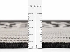 Čierny/krémovobiely vnútorný a vonkajší koberec 160x230 cm Haringey Acacia – Ted Baker