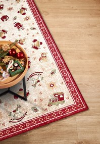 Villeroy & Boch Koberec behúň Toy's delight so strihaným vlasom 106217 Red, Multicolor, 80x200, červená, obývacia izba