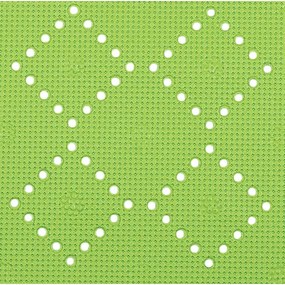 Spirella Protišmyková podložka do vane ALASKA, svetlozelená, 71 x 36 cm