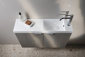 Sapho Sapho, LATUS X umývadlová skrinka 78,8x50x22cm, biela, LT110-SET01