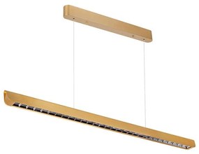 LED Luster na lanku LED/36W/230V 3000/4000/6400K zlatá