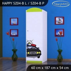 Detská skriňa POLÍCIA - TYP 4B