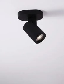 Minimalistické bodové svietidlo Esto Čierna