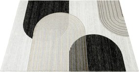 Koberec Kashmir KR235S sivý / čierny