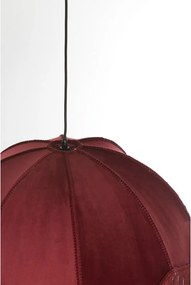 Vínové závesné svietidlo s textilným tienidlom ø 50 cm Malacia – Light &amp; Living