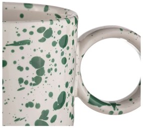 Bielo-zelené hrnčeky z kameniny v súprave 2 ks 450 ml Carnival – Ladelle