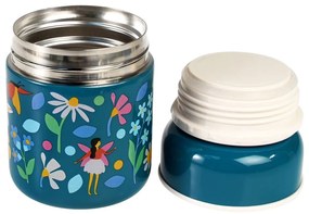 Modrá termoska na jedlo/detská 280 ml Fairies in the Garden – Rex London