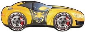 TOP BEDS Detská auto posteľ Racing Car Hero - Bumblecar LED 160cm x 80cm - 5cm