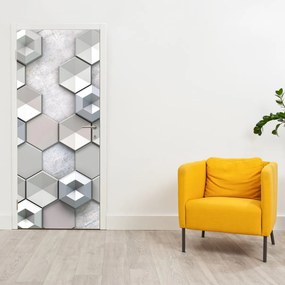 Fototapeta na dvere - 3D abstrakcia (95x205cm)