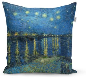 Sablio Vankúš Hviezdna noc nad Rhônou - Vincent van Gogh - 50x50 cm