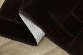 Dvojdielna sada kúpeľňových koberčekov TERAMO tmavohnedá