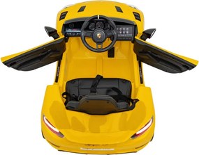 Elektrické autíčko Porsche Spyder RS 718 Lakier žlté