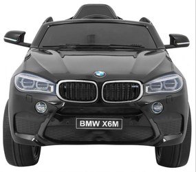 RAMIZ ELEKTRICKÉ AUTÍČKO BMW X6  - LAKOVANÉ - ČIERNE - MOTOR 2X45W - BATÉRIA - 2 x 6V/7Ah - 2023