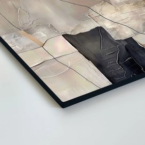 DUBLEZ | Abstraktný obraz v neutrálnych farbách - Elegant