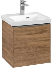 VILLEROY &amp; BOCH Subway 3.0 závesná skrinka pod umývadielko, 1 dvierka, pánty vpravo, 423 x 377,5 x 429 mm, Oak Kansas, C58200RH