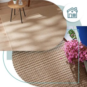 Koberec šnúrkový Lana 89861 77800 béžový