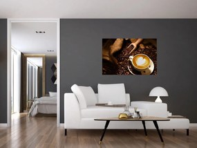 Obraz - Šálka kávy (90x60 cm)