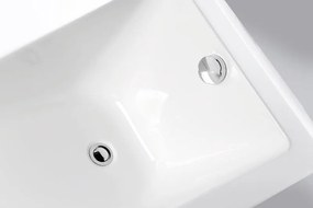 Aqualine Aqualine, DOUBRAVA obdĺžniková vaňa 170x70x41cm, biela, A1770